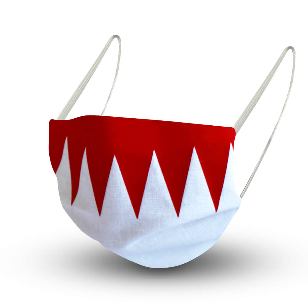 Franken-Motiv in weiß und rot