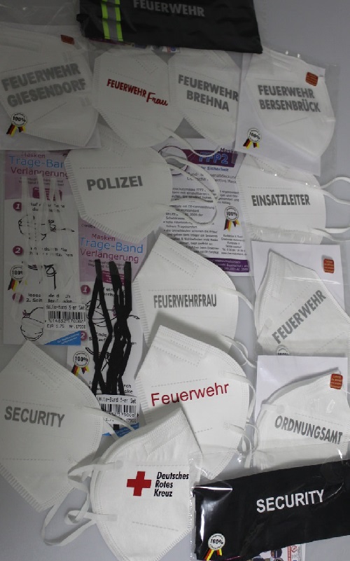 Maskendruck Beispiele
